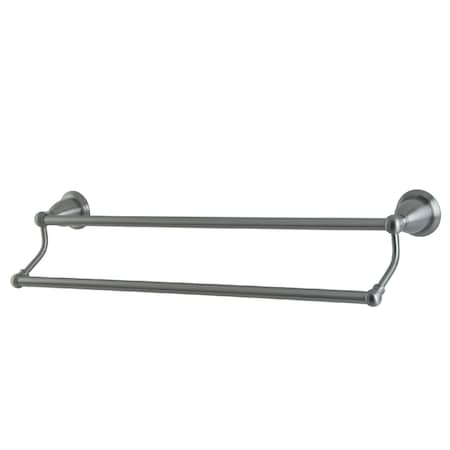 Kingston Brass Heritage 24" Dual Towel Bar, Brushed Nickel BA1753SN